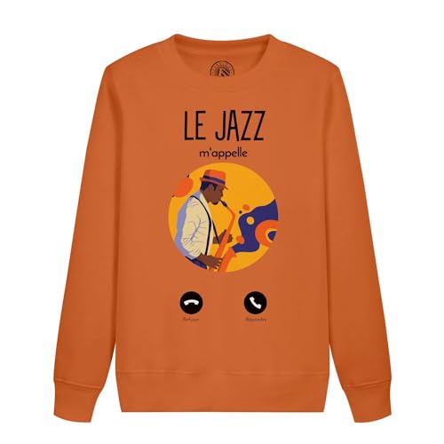 Sweatshirt enfant le jazz m'appelle pour ne plus cacher sa passion