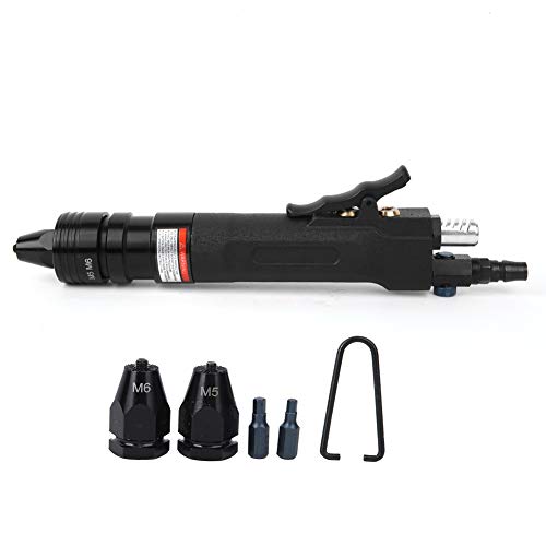 Gearwell Pneumatic Rivet Nut Gun, Rivéter de aire KP-7812, herramienta de tracción neumática, para remachar, configuración de tuercas, metal funcionando