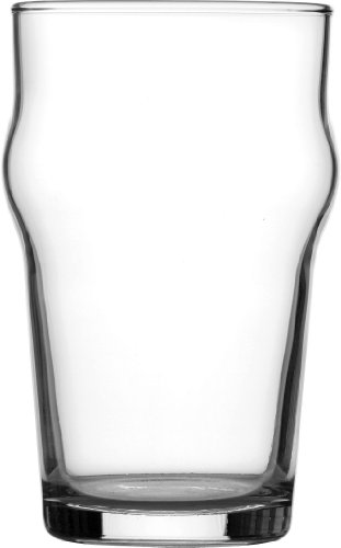 Durable Nonic Half Pint Glasses 10 oz (28cl) - Bulk Pack of 48 for Commercial Use