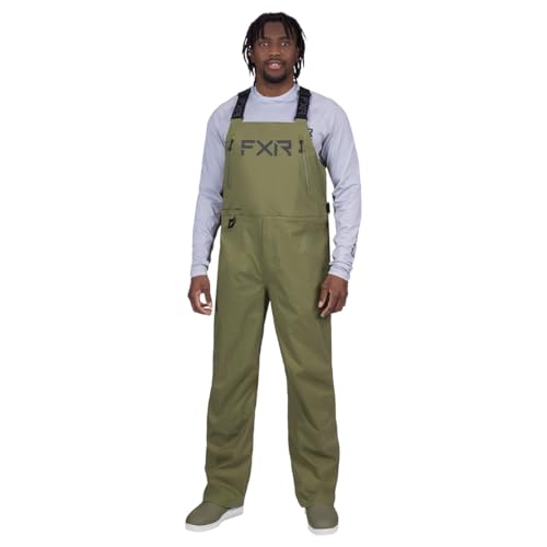 FXR Men's Adventure Lite Tri-Laminate Bib Pant 2025 (Moss - 2X-Large)