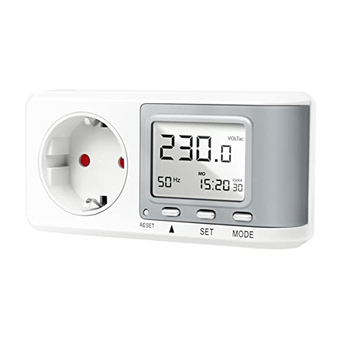 Preisvergleich Produktbild LogiLink EM0005 Energiekosten-Messgerät mit CO2-Emissionsberechnung, Weiß