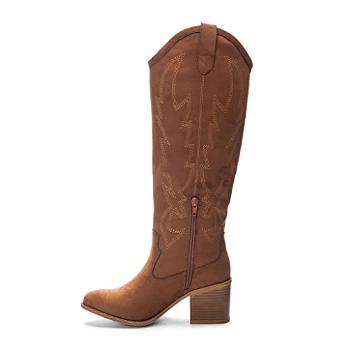 Dirty Laundry Upwind Brown Distressed Pu 9.5 B (M) #TOP17