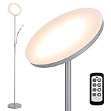 ✅【INFACHE MONTAGE UND VERWENDUNG】: Die Stehlampe ist super einfach zu montieren, es wird kein Werkzeug benötigt. Schrauben Sie einfach alle Teile des Lampenmastes gemäß den Anweisungen zusammen.