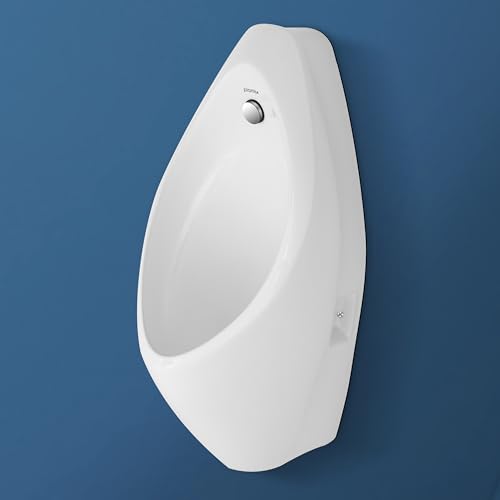 Image of Plantex Ceramic Premium Wall Mount Large Urinal Pot For Gents /Male /Boy /Men Toilet For Washroom-(White,Uero)