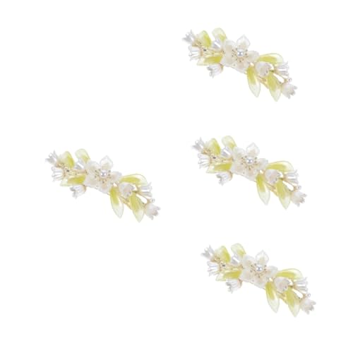 Coffret de 4 barrettes à cheveux en métal FRCOLOR : le cadeau féminin idéal