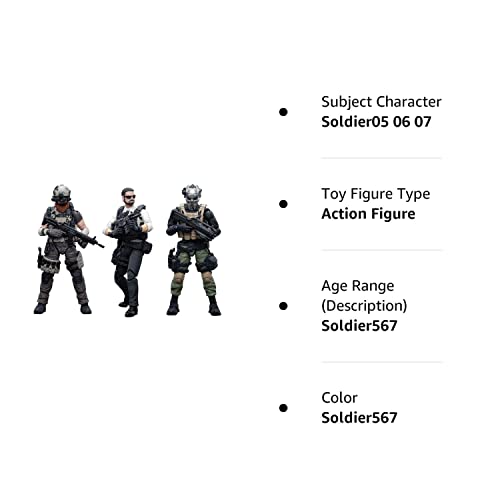 Joytoy 1/18 Action Figure Yearly Army Builder Promotion Pack Figure Model Soldier 567 (Set Of 3 Figures) #TOP3