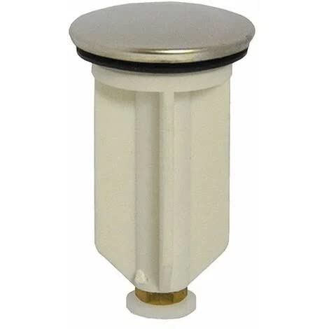 BSSTOREUniversal PVC Cap for Washbasin and Bidet, Chrome Head, Height Adjustable