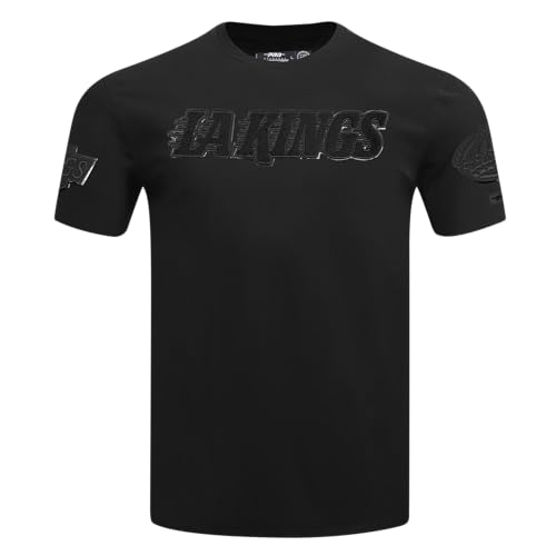 Camiseta de algodón NHL Pro Standard negra con acabados de alta densidad