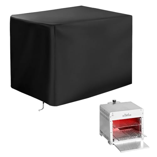 DONSIQIZZ Infrared Grill Cover for Big Horn Infrared Grill, 600D Heavy Duty Waterproof Grill Cover for Bighorn Infrared Gas Grill Tabletop Salamander Broiler, Portable Propane Steak Cooker, Pizza Oven