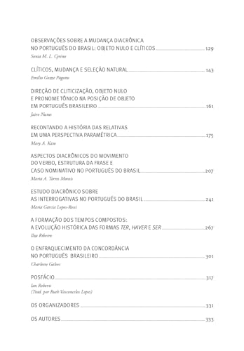 Português brasileiro: Uma viagem diacrônica