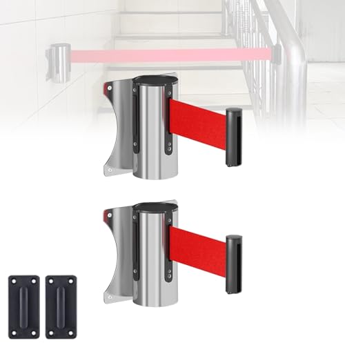 Barrière murale réglable sans perçage avec sangle rétractable - 2