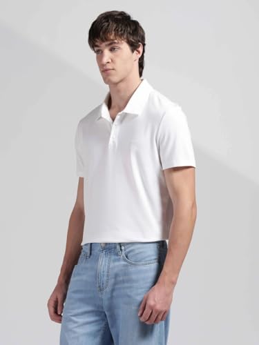 Image of Solid Slim fit Cotton Polo t-Shirt
