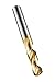 Dormer A5208.5 Screw Machine Drill, TiN Coating, High Speed Steel, 8.5 mm Head Diameter, 37 mm Flute Length, 79 mm Full Length