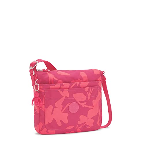 Kipling Women's Sebastian Crossbody, Super Light, Durable Messenger, Shoulder Bag, Coral Print #TOP3