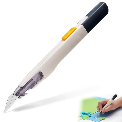 LACHT Cúter de alta precisión, cuchilla multiusos con hoja de 30 grados - Artes, manualidades, modelismo, cortador de papel, bisturí, cortador para modelismo (1 cúter)