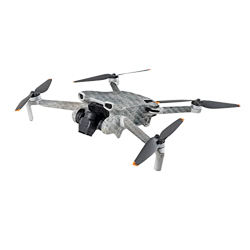 Image of MightySkins Carbon Fiber Skin Compatible with DJI Mini 3 - Shadow Concrete | Protective, Durable Textured Carbon Fiber Finish | Easy to Apply