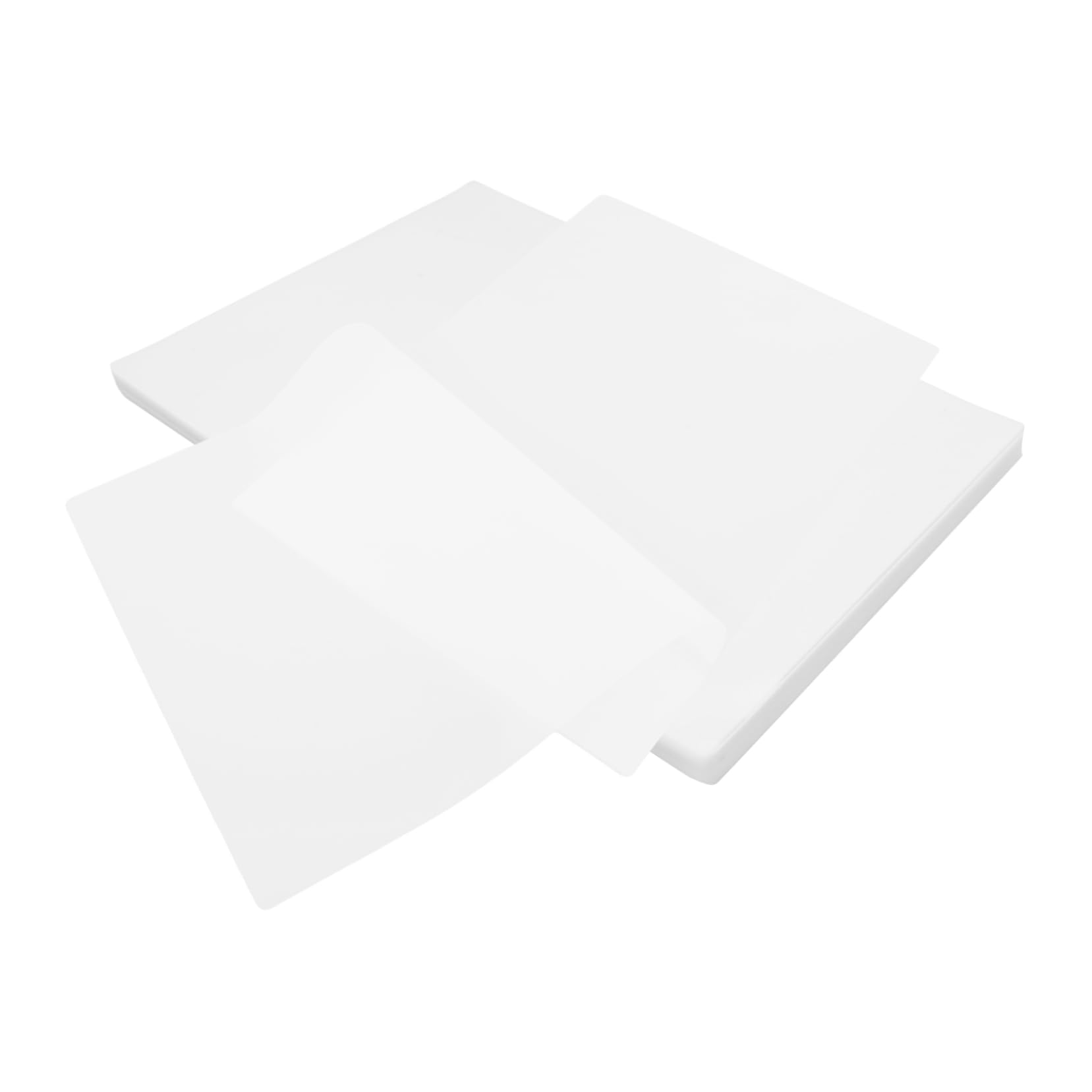 SHINEOFI 100pezzi Pellicola per Plastificazione Documenti in Grandi Quantità Fogli per Plastificazione Termica Trasparente Buste per Piccole Pellicole Protettive per Buste
