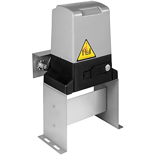 OrangeA Automatic Gate Opener 1400lb with Infrared Security Photocell Sensor with 2 Remote Controls Sliding Gate Opener Move Speed 39ft Per Min