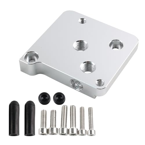 KMULOJYH for Racing for Car Billet Aluminum K-Series for Iacv Rotation Plate Fit for Throttle Body K20 K24 for Swap Silver