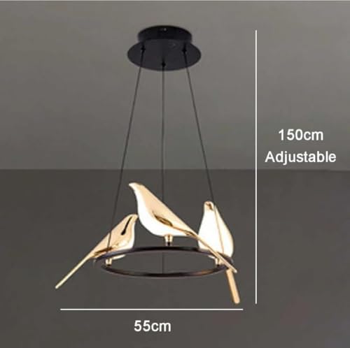Image of LED Chandelier Light for Living Room Ceiling, Hanging Light for Dining Table, Hanging Light for Home Decoration, Jhumar /Jhoomer for Hall Ceiling (Cool, Warm and Natural White) (HL25 BLS)