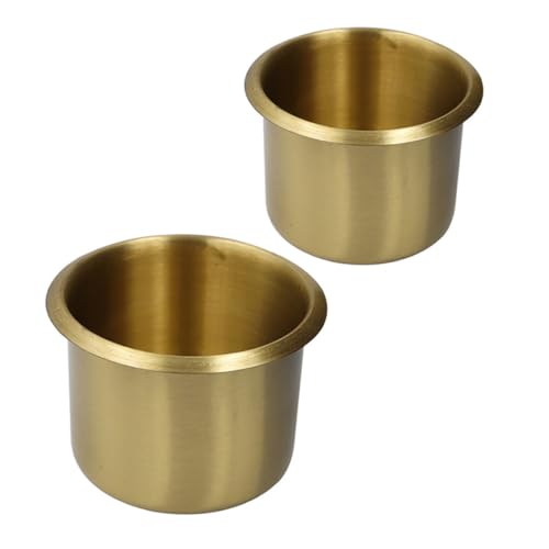 Insertos de Portavasos de Latón 2Pzs 6.7x5.5cm 9x5.5cm miniatura 1