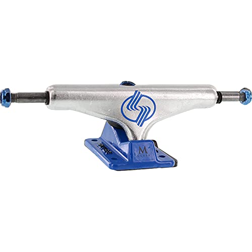 Silver Skate Trucks M-Class Hollow Polished/Blue Skateboard Trucks - 5.0