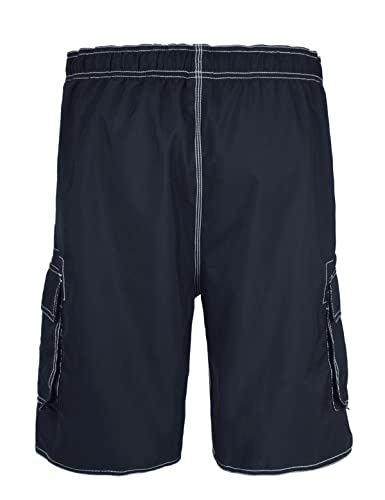 Image of Nonwe Men's Beachwear Board Shorts Quick Dry with Mesh Lining Swim Trunks