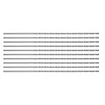 4.0mm x 119mm Silver Ground Long Series Metal HSS Twist Drill Bits Pack of 10 by ADAM DEALS