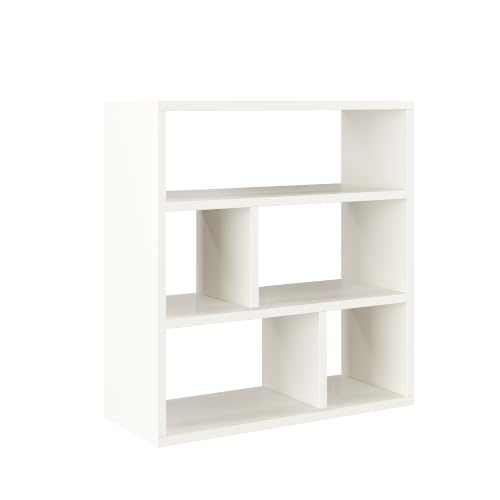 Image of FURNEASER Wall Shelves for Living Room, Hanging Decoration & Corner Display Shelf, Modern & Stylish Bookcase Bookshelf for Home Office Wall Decoration (EN2)