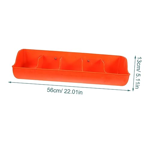 Mangeoire pour cochons multi-compartiments en acier pour bétail - 6