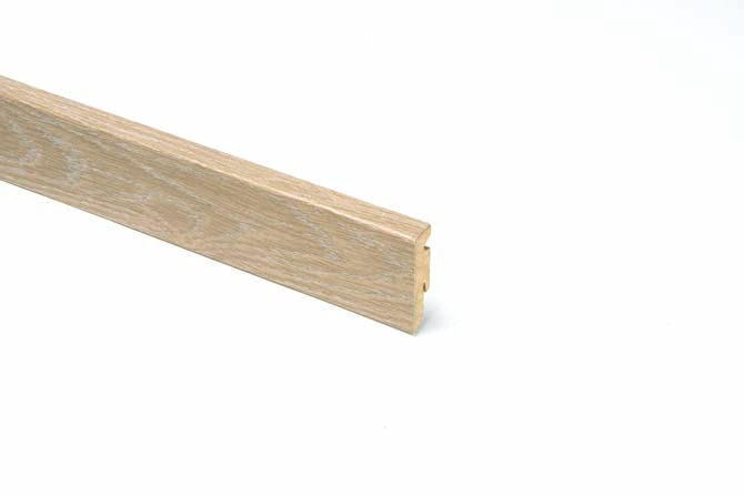 CONF. 10 PZ BATTISCOPA SQUADRATO MDF VARIE FINITURE (BIANCO VERNICIABILE)