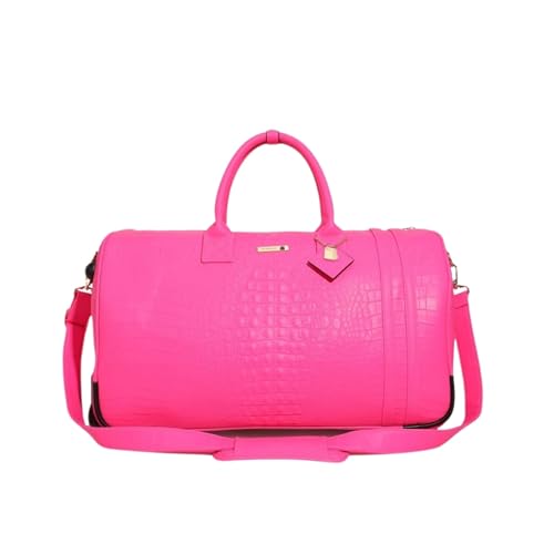 Tote&Carry Apollo 2 Large Rolling Duffle Bag Neon Pink