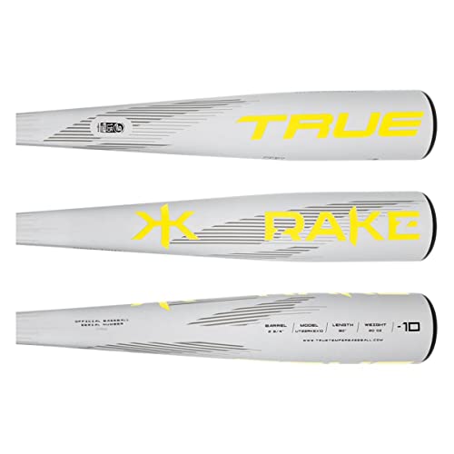 True Bats 2022 True Rake Usssa Baseball Bat -10 31.5 21.5