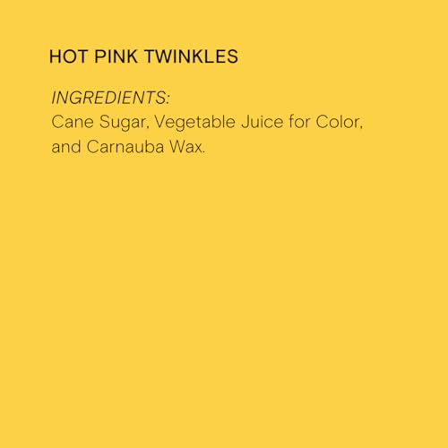 Image of Supernatural Twinkles Sprinkles, Hot Pink Sanding Sugar, Plant-Based Color, Vegan, 3oz, Made in USA
