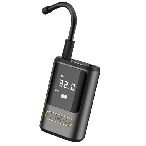 Image of LRSA Tyre Air Pump Cum Phone Powerbank for Car & Bike | 150 Psi | 6000 Mah | Digital Display | 5 Air Fill Modes |Portable Electric Tyre Air Inflator Pump