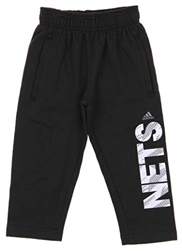 Outerstuff NBA Toddlers Brooklyn Nets Vertical Cut Fleece Pants, 2T