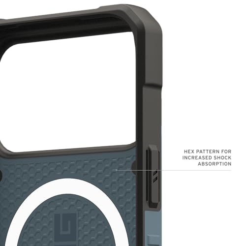 Image of Urban Armor Gear UAG Pathfinder Magnetic Compatible, Rugged Shockproof Anti-Slip Military Grade Protective Case /Cover Designed for iPhone 17 Pro Max (2025) - Cloud Blue