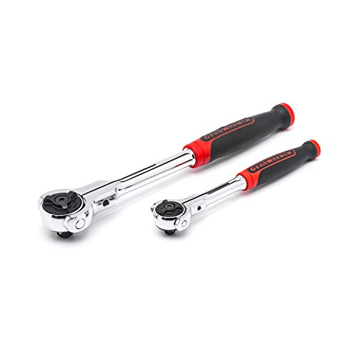 Gearwrench 2 Pc. 1/4" & 3/8" Drive 72 Tooth Dual Material Roto Ratchet Set - 81223 #TOP1