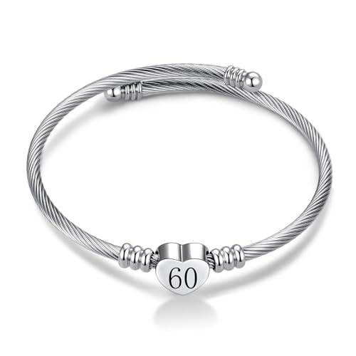 Bracelet manchette argent cœur femme fille ado grand-mère