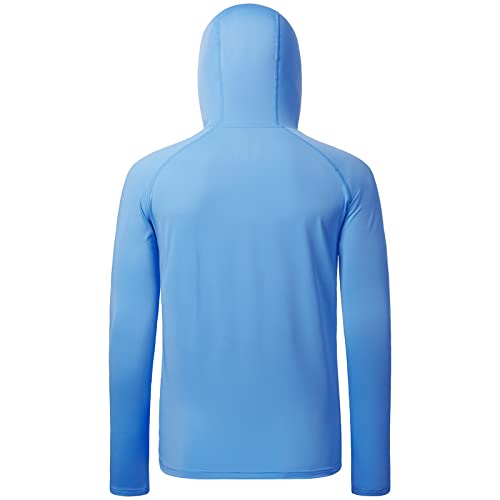 BASSDASH Men’s UPF 50+ 1/4 Zip Fishing Hoodie Shirt Quick Dry Performance Long Sleeve Sun Protection FS24M2