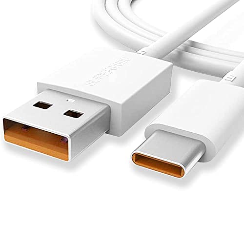 Image of Original 80w SuperVOOC Adapter and USB to Type C Charging Cable Compatible with Oppo Reno 8 Pro + 5G Adapter Supervooc Fast Charger (Adapter & Cable)