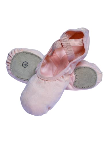 TW Canvas Ballet Slippers Flats for Toddlers-Adult for Dancing (Ballet Pink, us_Footwear_Size_System, Adult, Women, Numeric, Medium, Numeric_9) (Pink, US Footwear Size System, Adult, Women, Numeric, Medium, 9)