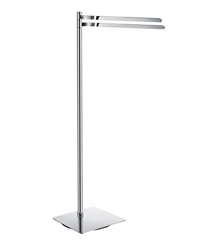 Smedbo Handtuchhalter Outline doppelt, freistehend, Chrom poliert, 87 cm Cover