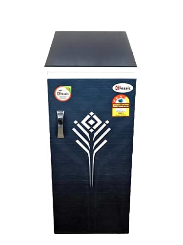 CLASSIC ATTA CHAKKI WOODEN BLUE Fully Automatic 2IN1 Domestic Flour Mill, ISI Premium Plywood Body with Inside Fully Stainless Steel, Specially For Masala, Pulses & Grains Grinding (0.75 Unit/hr)