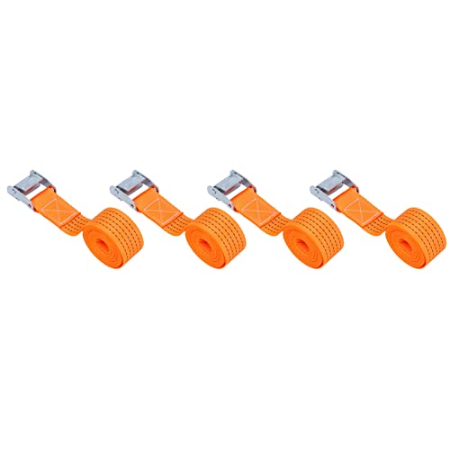 Buckle Tension Strap, Heavy Duty Lashing Straps Flexible 3 Meters High Toughness 4PCS for Trailer