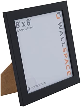 Wall Space 36 x 24 inch Black Frame | 91.5 cm x 61 cm Wooden Poster Frame | Large Black Picture Frames 36x24 inches | 36x24 Poster Frame Made of Solid Wood | 91x61cm Black Frame | 915 x 610 Frame
