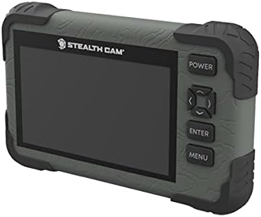 Stealth Cam SD Card Reader/Photo & HD Video 1080P Viewer | Durable Water-Resistant Housing | 4.3" Color LCD Touch Screen | 5 Point Touch Detection | Wrist Lanyard