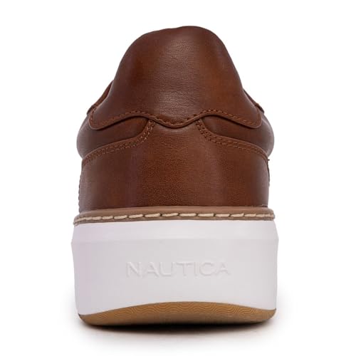 Nautica Men'S Court Walking Shoes, Comfortable Vegan Suede Sneakers For Casual Fashion thumb #2