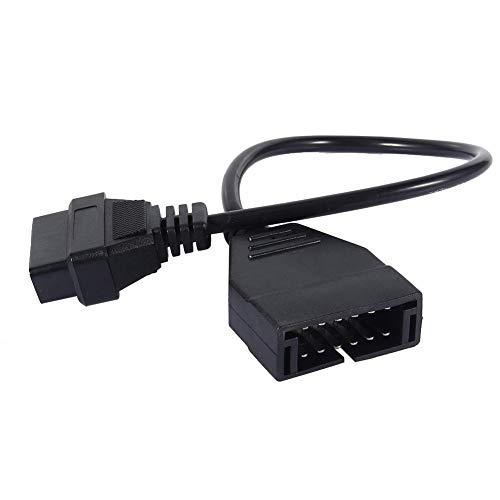 Obd1 12 Pins To Obd2 16 Pins Scanner Diagnostic Tool Obd Ii Adapter Cable Connector For Gm #TOP2