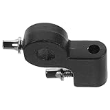 POPETPOP Montageklemme für Schlagzeug aus Schwarzem Kunststoff mit Stabilem Halt und Verstellbarer Befestigung für Jazz Drums und Drumkits als Trommelschlägelhalter